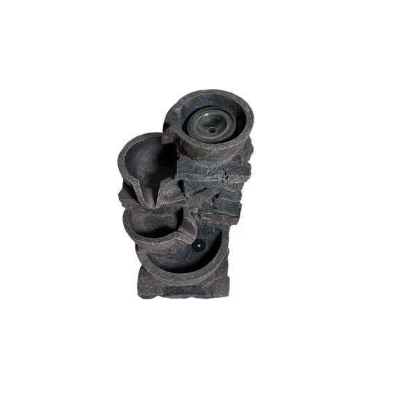 MSEONWXI Indoor Decorative Tabletop Fountain Four Stone Fountains with Bowls LED - Picture 11 of 15